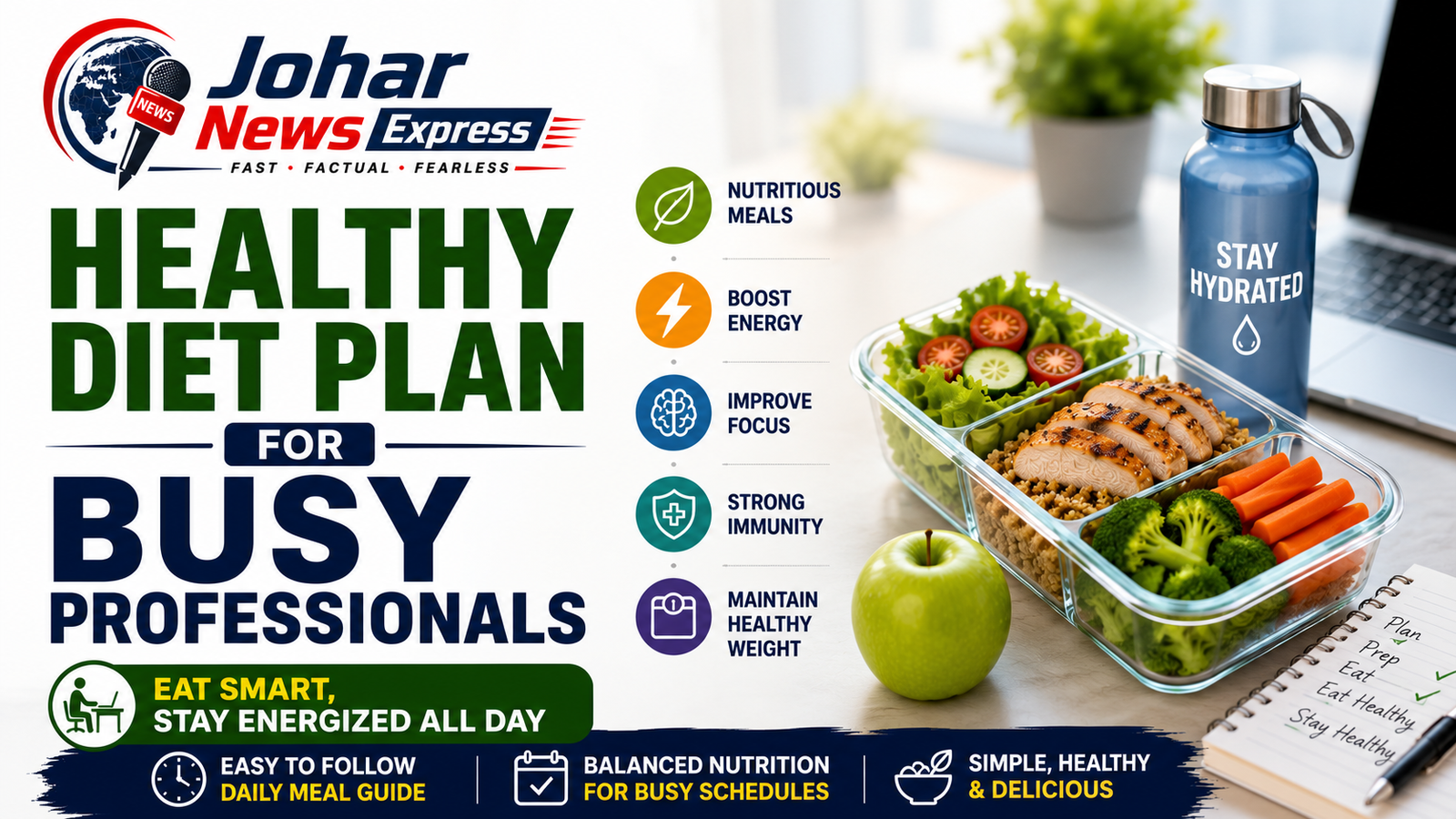Healthy Diet Plan for Busy Professionals: A Complete Guide